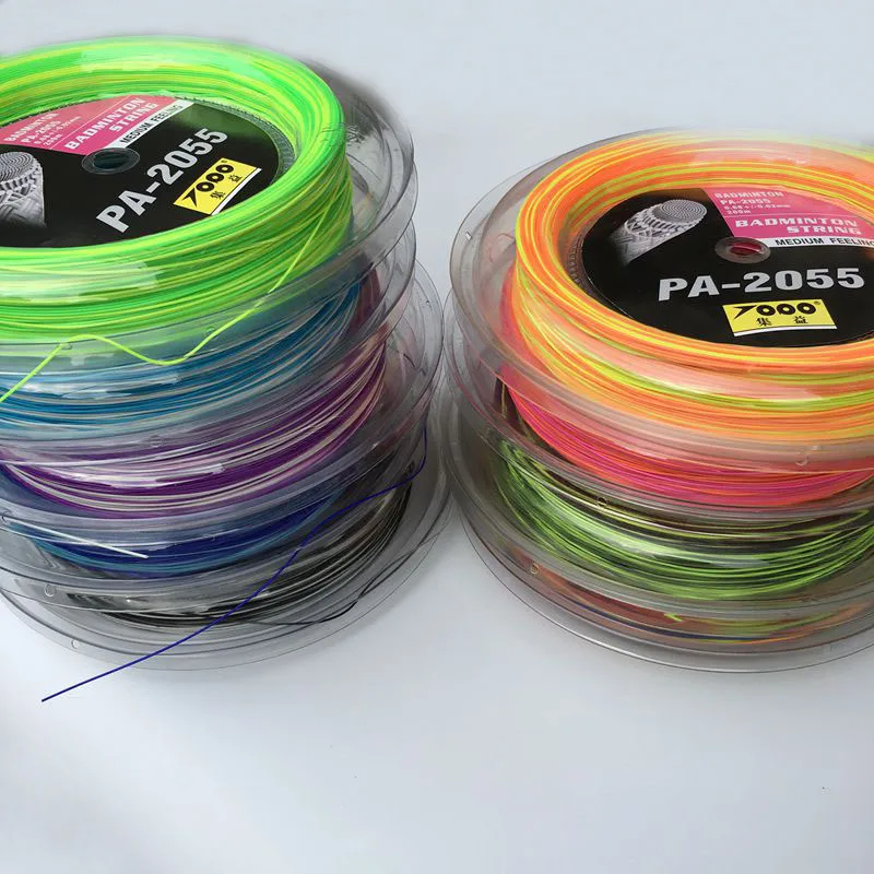 Free shipping 1 Reel 200M Topo PA-2055 Rainbow badminton racket