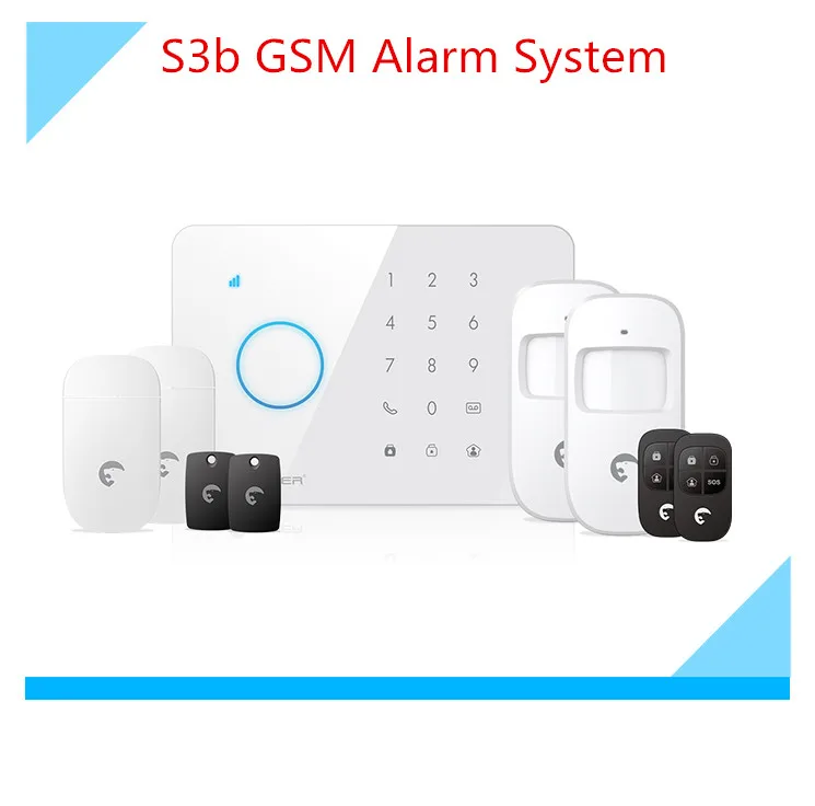 50 wireless Zone Etiger S3b wireless GSM font b Alarm b font system for home Security
