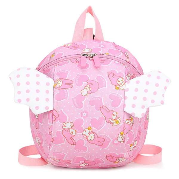 Милый детский рюкзак с ремнем безопасности для малышей, анти-потеря, сумка для поводка для детей, очень прочный и удобный школьный ранец - Цвет: Pink