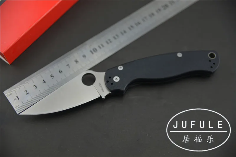 JUFULE YIDU OEM military C81 Folding tactical Knife G10 S30V steel Camping Hunting MULTI Survival Knives