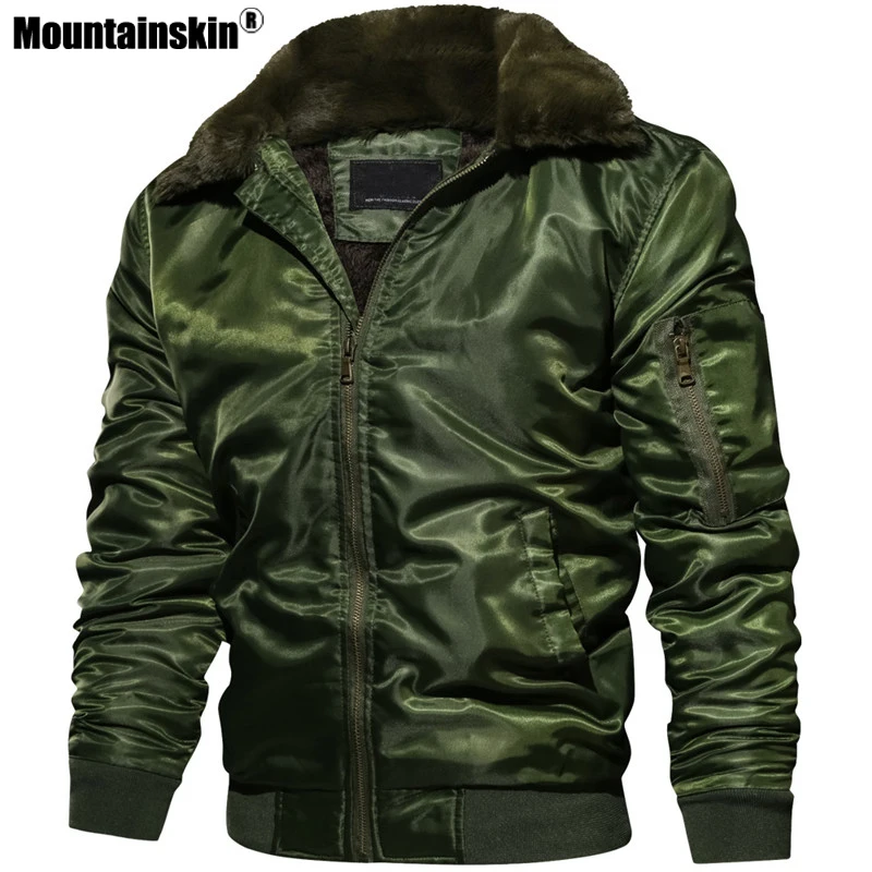 Куртка Mountainskin Мужская теплая мотоциклетная куртка бомбер на флисе брендовая