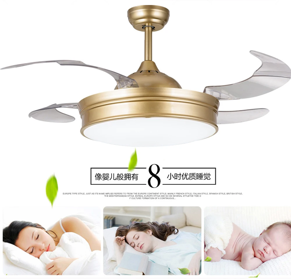 Us 287 1 10 Off Led Modern Alloy Acryl Ceiling Fan Led Lamp Led Light Ceiling Lights Led Ceiling Light Ceiling Lamp For Foyer Bedroom In Ceiling