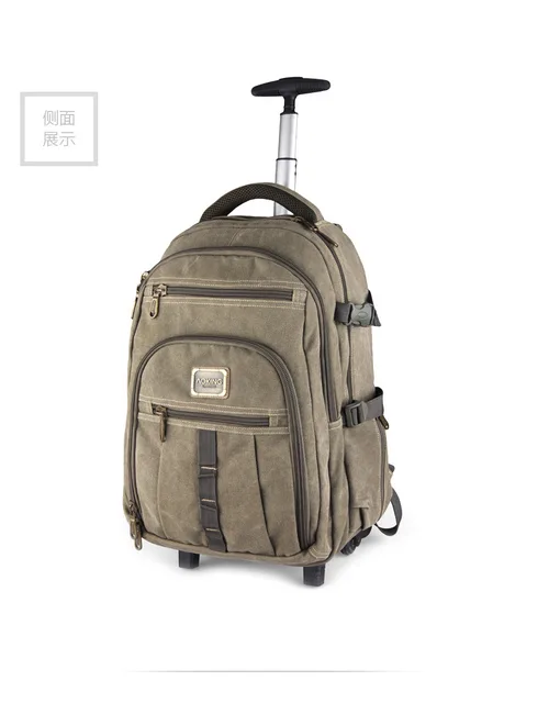 canvas trolley bag