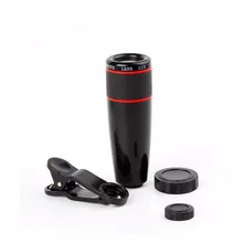 F-SANG Telefon объектив камеры Универсальный 12X телескоп зум телескоп объектив мобильного телефона для iPhone Xiaomi huawei смартфонов 12X