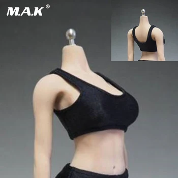 

1:6 Female Clothes Accessory Black Vest Swimsuit Model Bra Corset for 12 Inches Large Breast Action Figure Body