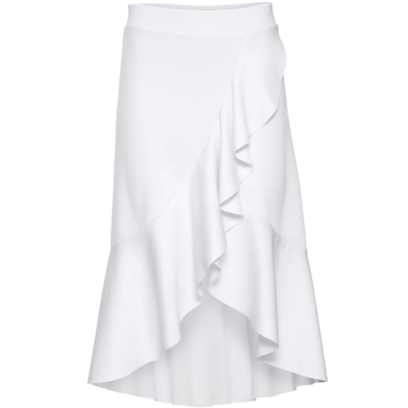 HOT sell Fashion 2018 Summer style skirts womens Irregular Lotus Leaf Skirt Ladies Casual Knee Length skirt Femme Saia Y05#N (5)