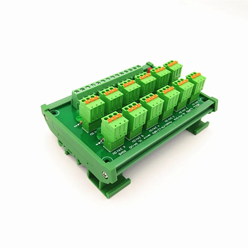montagem trilho din plc12 canal npn 02
