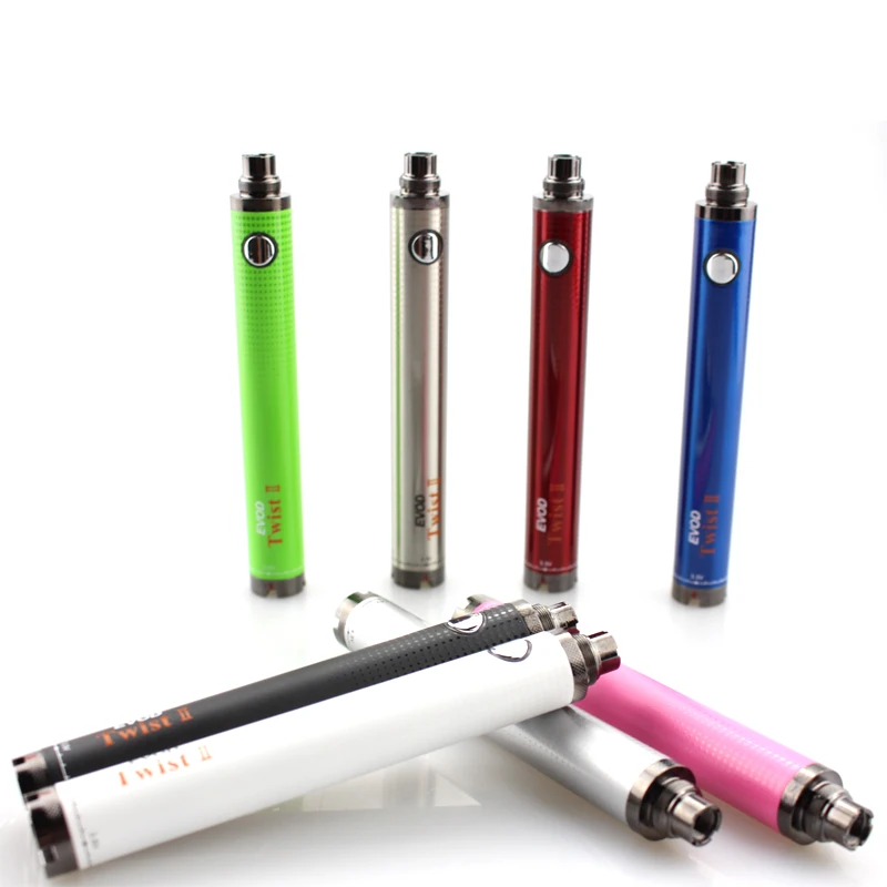 Evd Twist II Battery Variable Voltage Electronic Cigarette Battery Evd Twist 2 E Cigarette Fit For CE4 Ce5 MT3 Oil Cartridge Evd Twist II Battery Variable Voltage Electronic Cigarette Battery Evd Twist 2 E Cigarette Fit For CE4 Ce5 MT3 Oil Cartridge