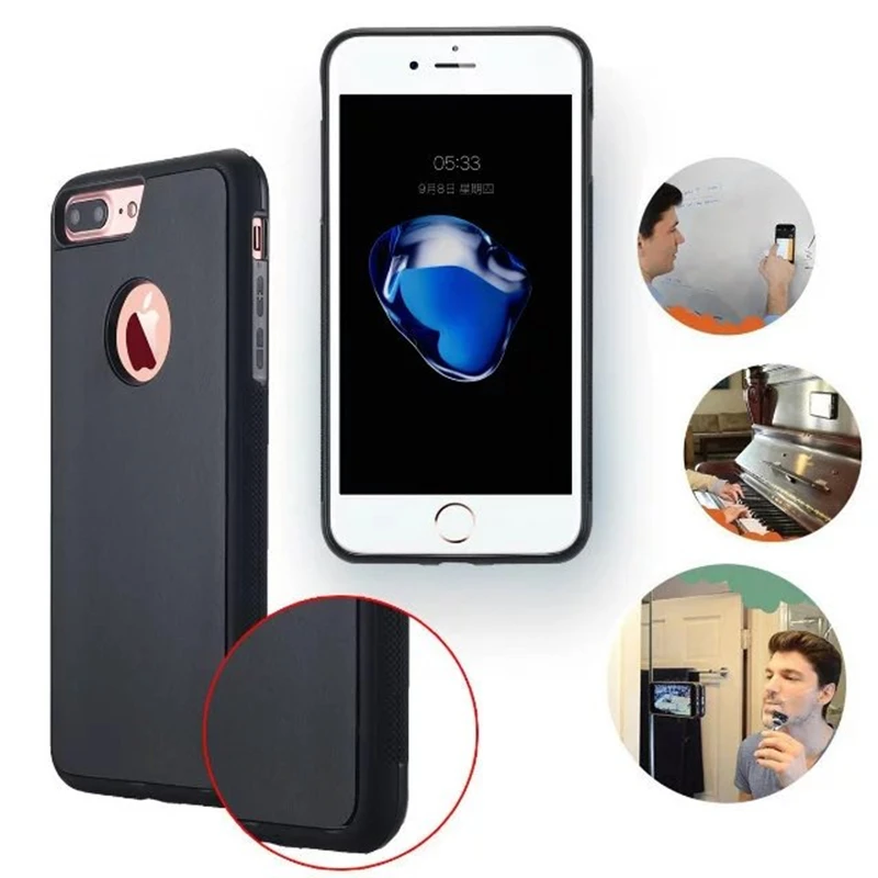 Для iPhone 5 5S SE 6 6s plus 7 адсорбированная клейкая настенная присоска жесткая оболочка