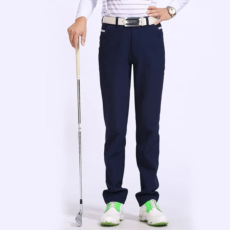 Hot sale golf pants Men brand cotton golf sports white long trousers