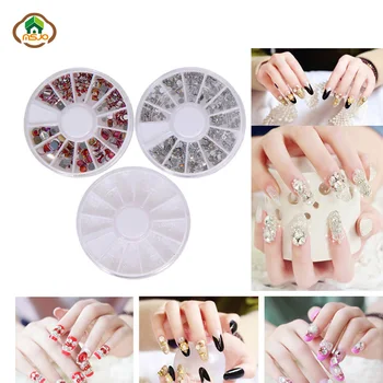 

Msjo Nail Art Box Plastic Plastic Empty Storage Box Nail Art Rhinestone Tools Jewelry Beads Display Storage Organizer Holder