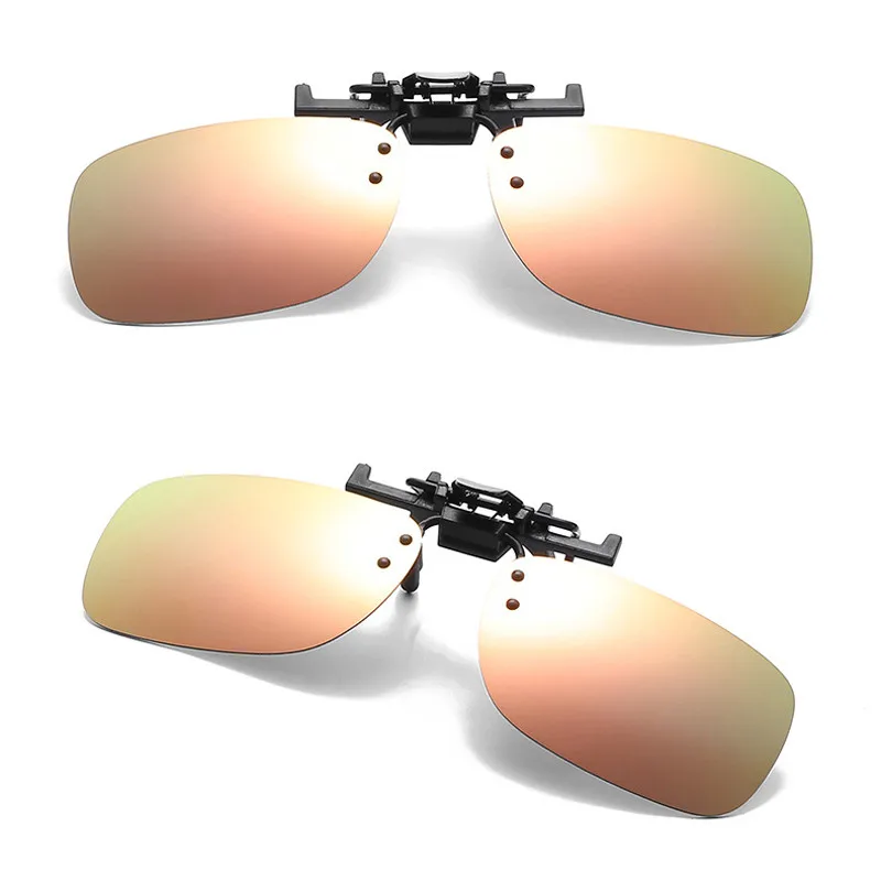 Поляризованные солнцезащитные очки классической формы с клипсой для вождения, линзы ночного видения, анти-uva, анти-uvb, велосипедные очки для верховой езды, зажимы