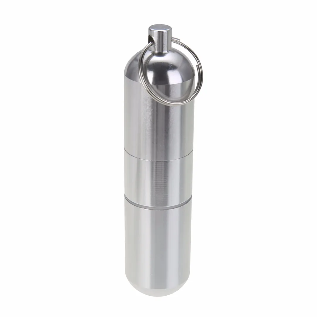 Mayitr Metal Cigarette Box Holder Aluminum Portable  Keychain Cigarette Case Storage For Outdoor Camping Smoking Accessories