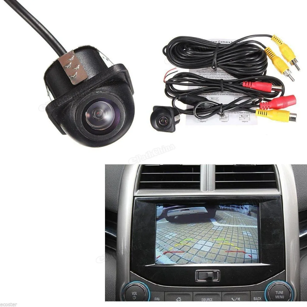 Автомобильный монитор, зеркало заднего вида, набор для парковки, включает 4,3 480x272 дюймов, Обратный монитор и 13,5 мм объектив, резервная камера