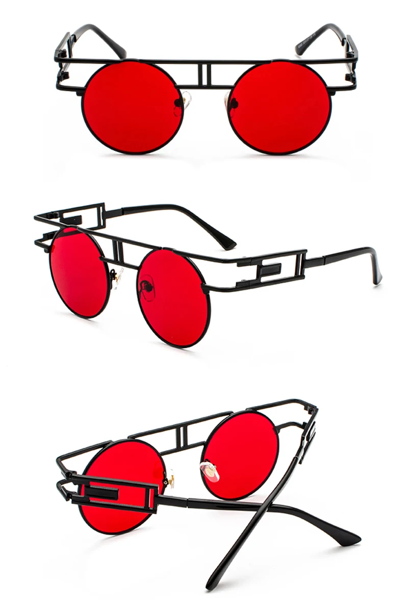 round gothic steampunk sunglasses (5)