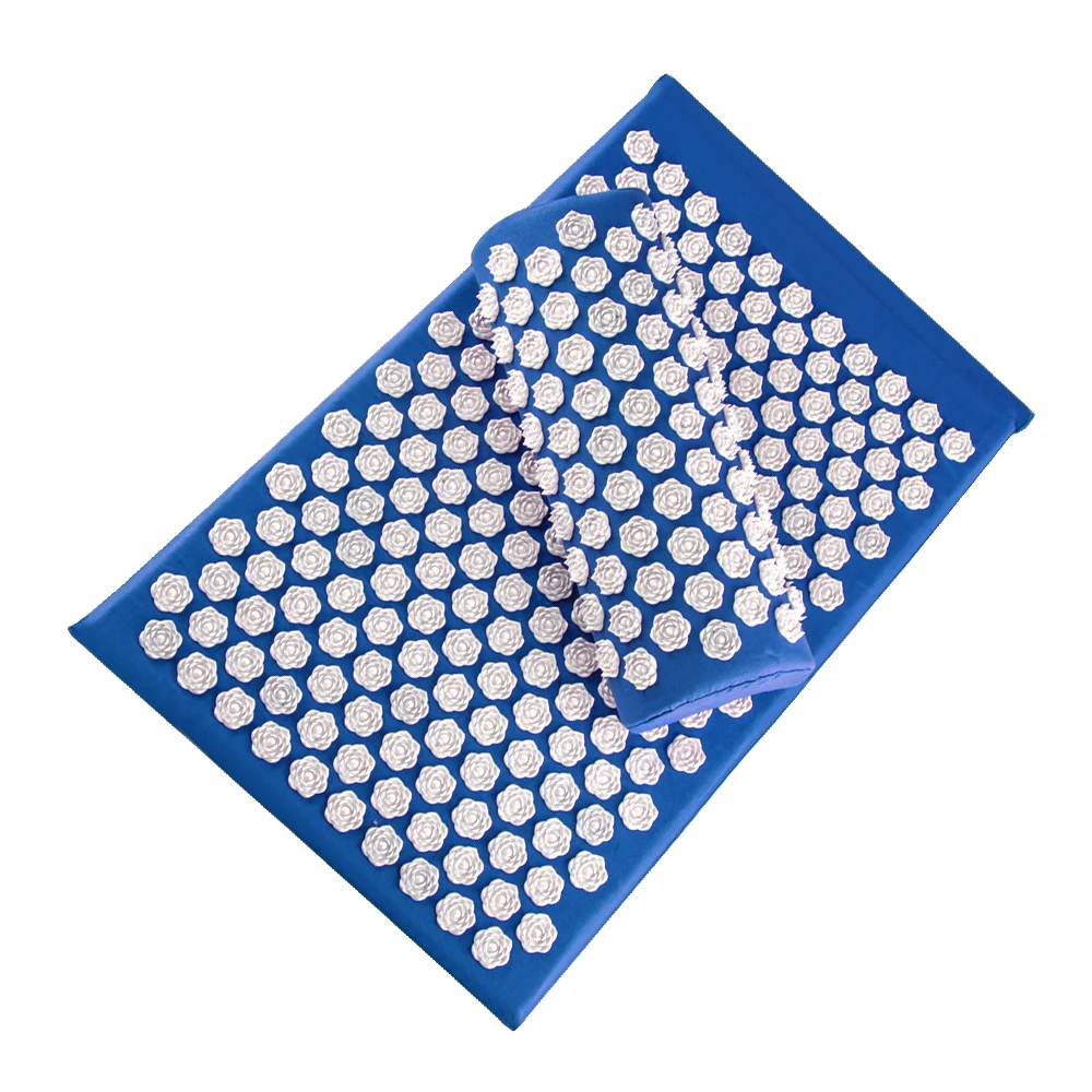 

Yoga Massager Cushion Massage Mat Acupuncture Relieve Stress Back Pain Acupressure Mat/Pillow Rose Spike Massage and Relaxation
