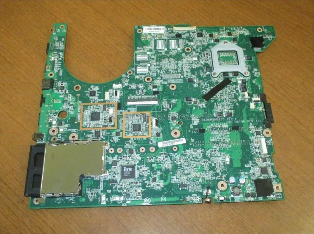  Laptop Motherboard for dell inspiron 1735 0NU493 CN-0NU493 PM965 DDR2 integrated graphics card 100%