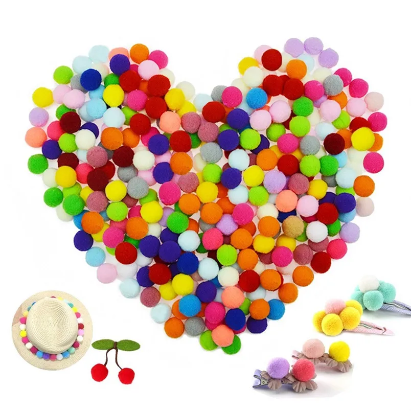 250 Pieces 1 Inch Pom Poms for Hobby Supplies DIY Creative Crafts christmas Decorations Assorted DIY Home decortions #3d03 (7)