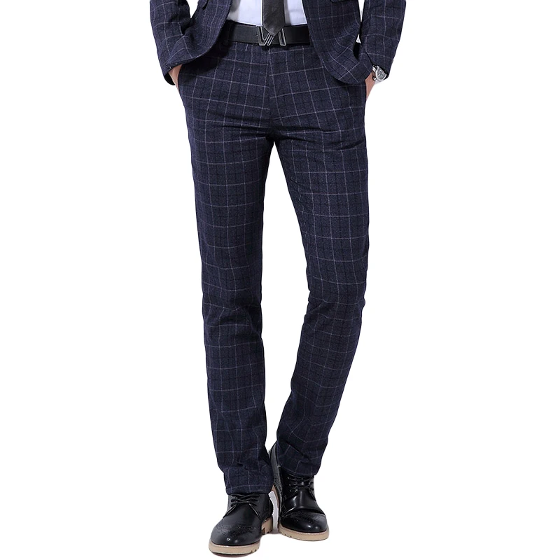 

Men's Suit Pants High Quality Mens Dress Pants Business Trousers Slim Business Mens Formal Pants Big Size Non Ironing Gent Life