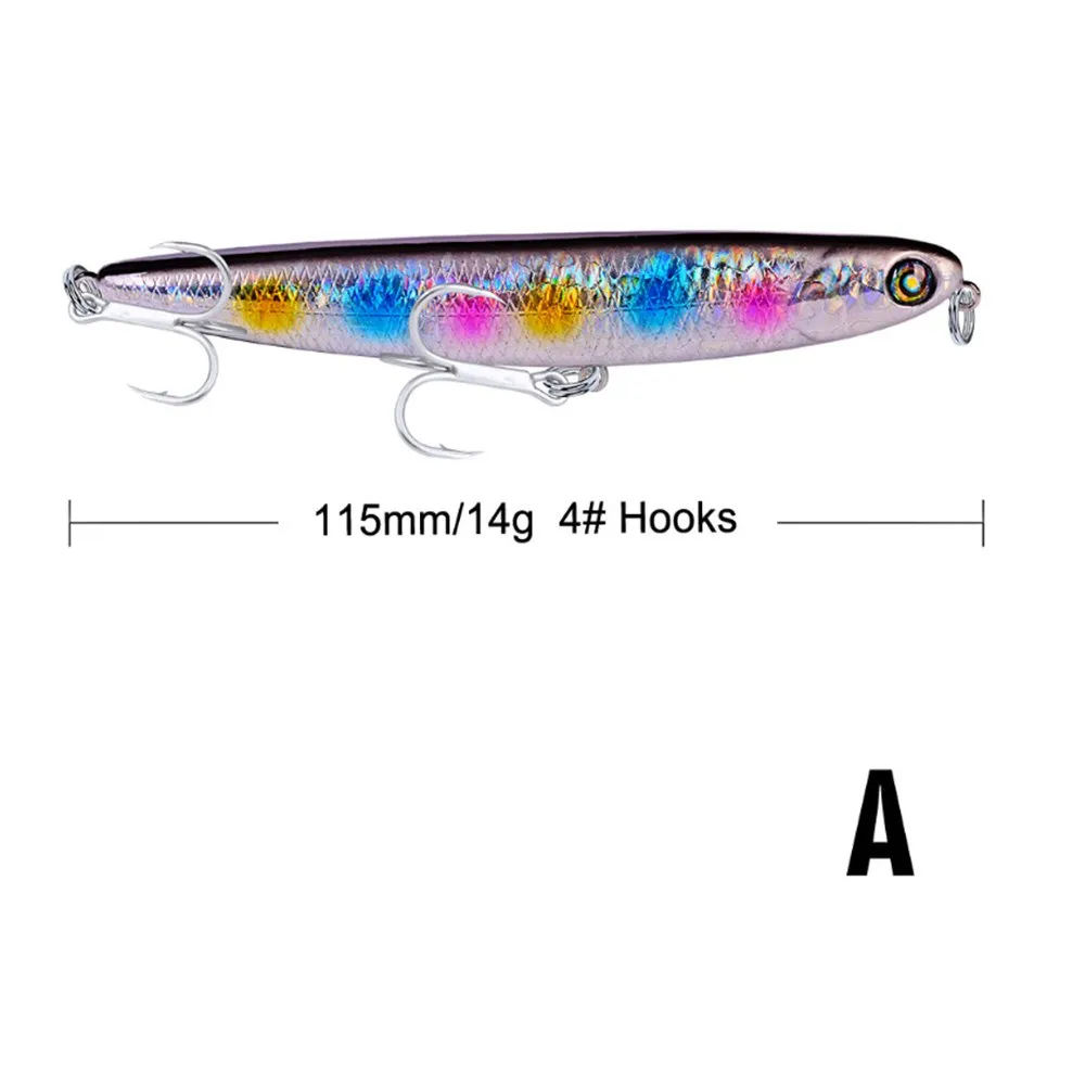 1 قطع قلم رصاص الصيد إغراء الطعم الثابت 115 ملليمتر 14 جرام Aritificial Wobblers Crankbait البلاستيك الطعوم بايك السحر الكارب Swimbait pesca إيسكا 1 قطع قلم رصاص الصيد إغراء الطعم الثابت 115 ملليمتر 14 جرام Aritificial Wobblers Crankbait البلاستيك الطعوم بايك السحر الكارب Swimbait pesca إيسكا