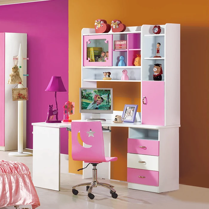 Children S Furniture Study Table Teen Girl Right Angle Corner Desk