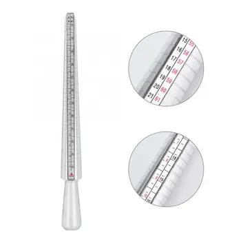 

Aluminum Alloy Ring Mandrel Stick Gauge Sizer Jewelry Measuring Tool High Quality Jewelry Tool For Ring Making Jewelry Work a