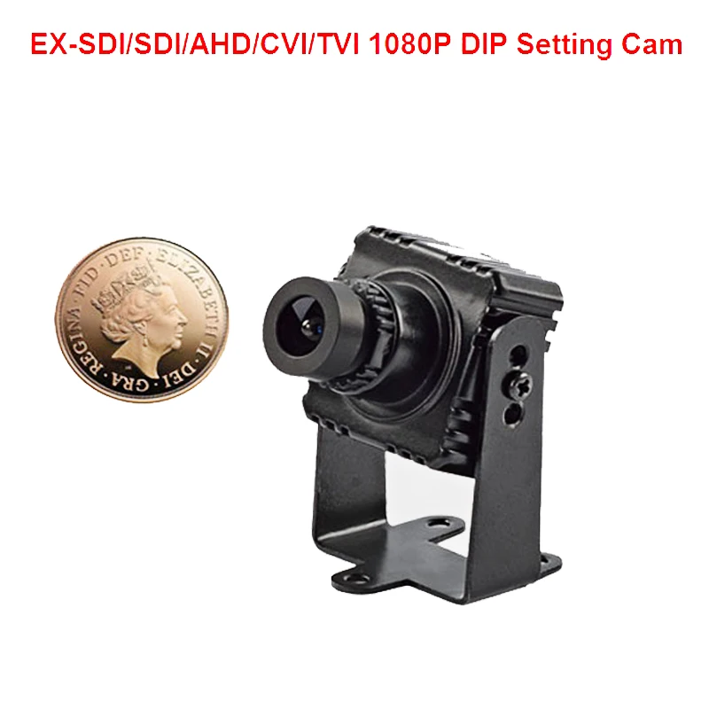 1080P супер мини HD SDI EX-SDI AHD CVI TVI Anlaog 6-в-1 мини Камера CCTV Камера DV видеокамеры Камера системы безопасности