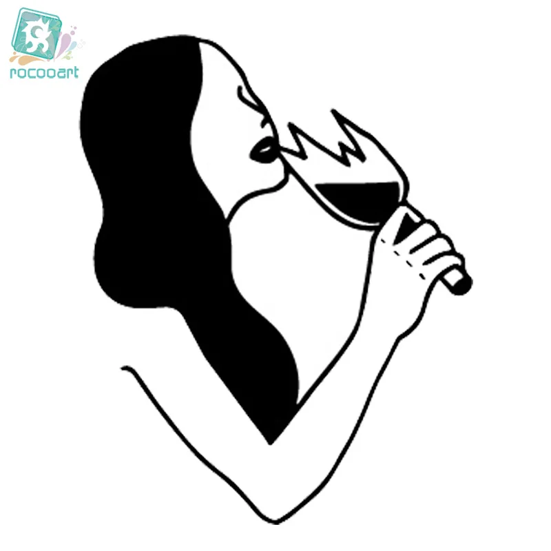 

CC6321 6X6cm Little Vintage Old School Style Naked Drinking Women Temporary Tattoo Sticker Body Art Water Transfer Fake Taty