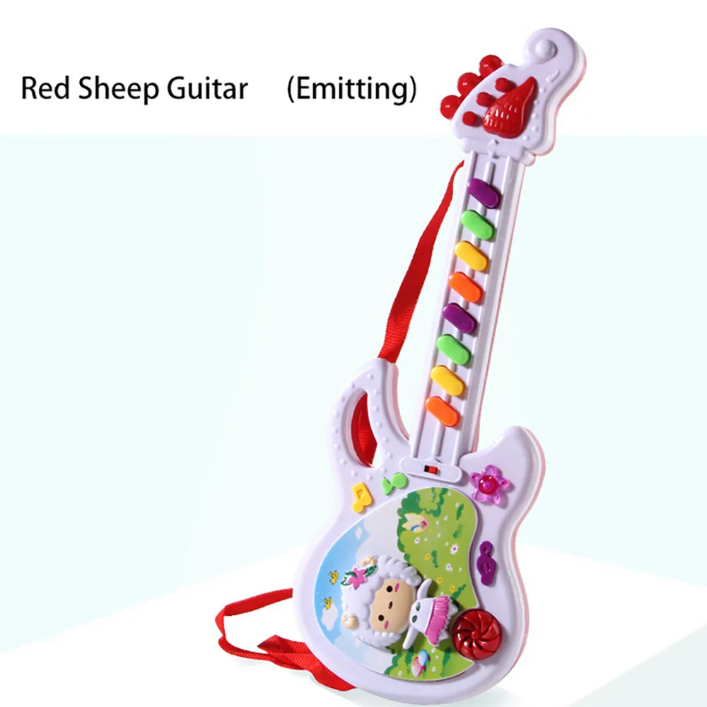 Электрическая игрушечная гитара музыкальная игра для маленьких мальчиков и девочек, обучающая электронная игрушка