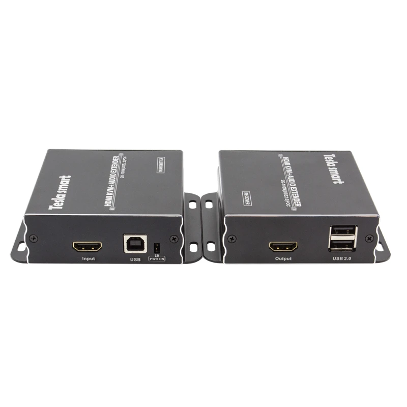 Новый Tesla smart HDMI KVM удлинитель 100 P 1080 M HDMI KVM + аудио удлинитель по CAT5e/6 (1 удлинитель TX + 1 удлинитель RX)