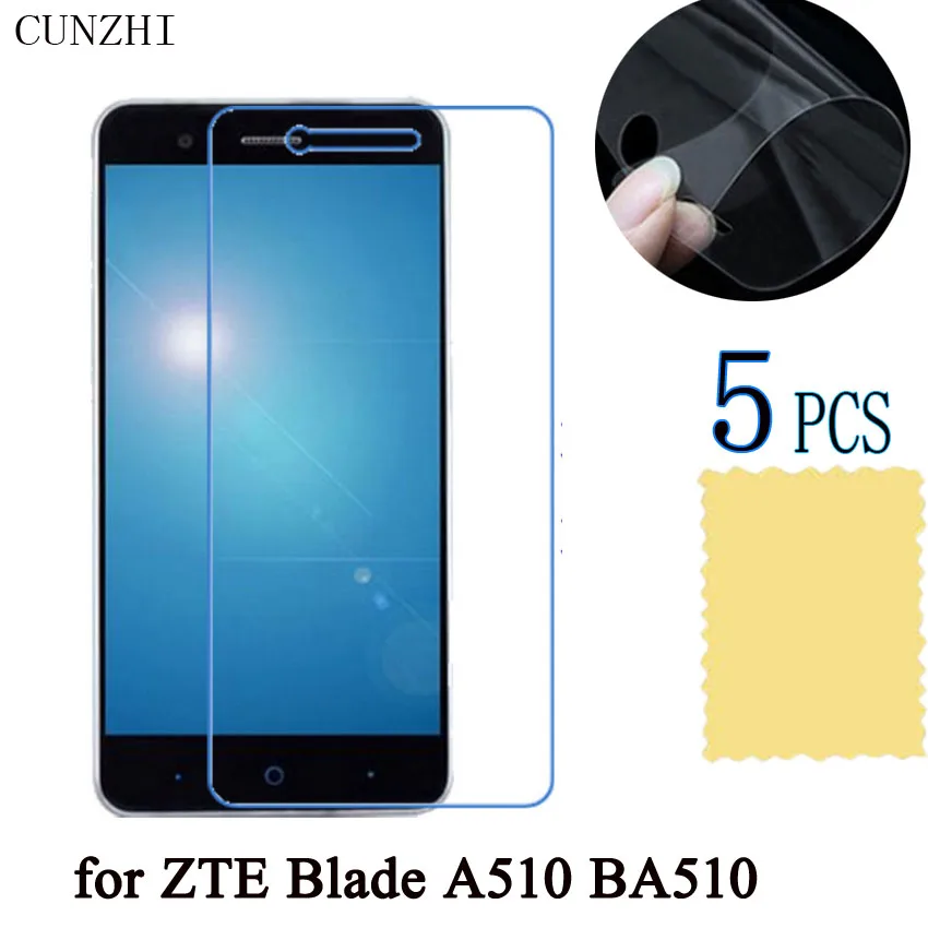 5 шт. ультратонкая прозрачная защитная пленка для ZTE Blade A510 BA510 | Мобильные телефоны