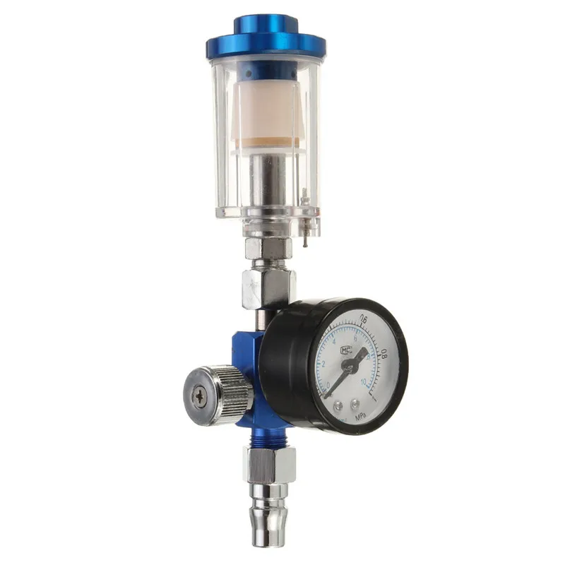 

Scratch Doctor PRO SprayGun Pressure Regulator Gauge & Air Water Air Filter Durable Quality