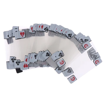 

Waterproof Plastic PVC Transparent Clear Magic Poker Playing Cards Novelty Collection Cards Magic Cards Toy Gift