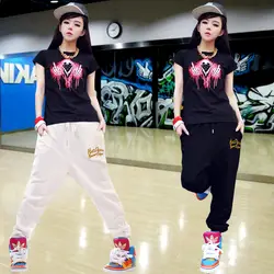 Для взрослых женщин Джаз Танцевальное представление студентов хип-хоп Корейская версия хип-хоп одежда шоу костюм Современная Молодежная