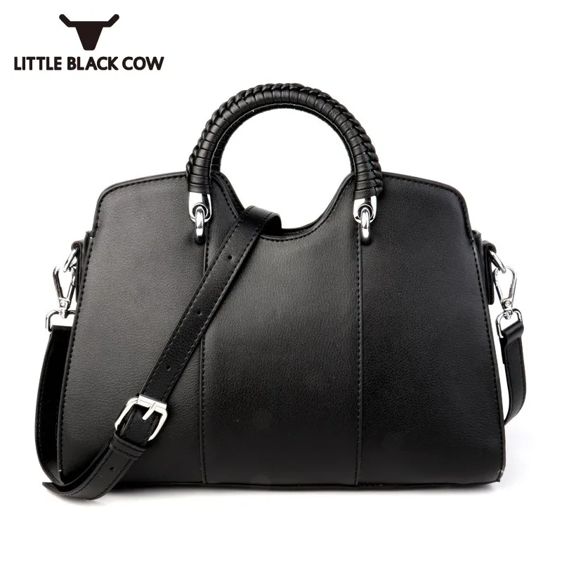 

Office Ladies High Quality Leather Crochet Tote Handbag Women Crossbody Bag Business Party Hand Bag Casual Shoulder Bolsos Mujer