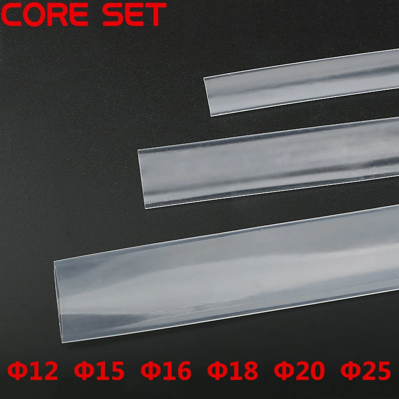 

1 Meter 1pc 12mm 15mm 16mm 18mm 20mm 25mm Transparent Clear Heat Shrink Tube Shrinkable Tubing Sleeving Wrap Wire kits