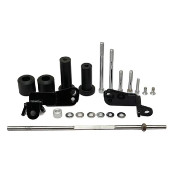 

Motorcycle Black Carbon Delrin NO CUT Fairing Frame Slider Falling Protection For Suzuki GSXR GSXR1300 Hayabusa 1999-2007