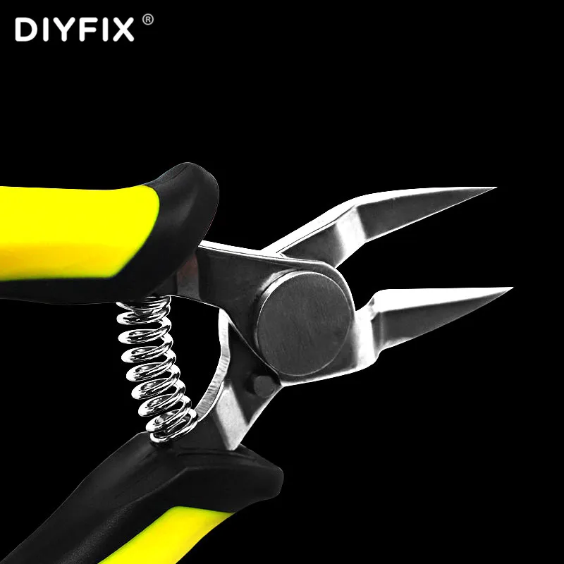 DIYFIX 5 дюймов Кусачки Электрические провода нож для зачистки щипцы отличные кусачки Микро ножницы DIY ручные инструменты