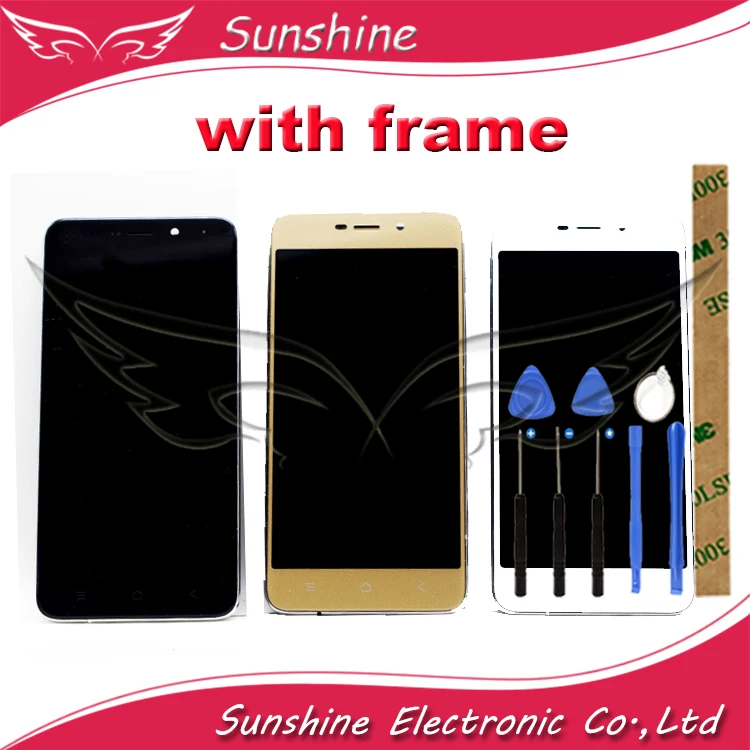 

100% Tested Touch Screen LCD Display For Blackview A10 With Frame LCD Display Assembly