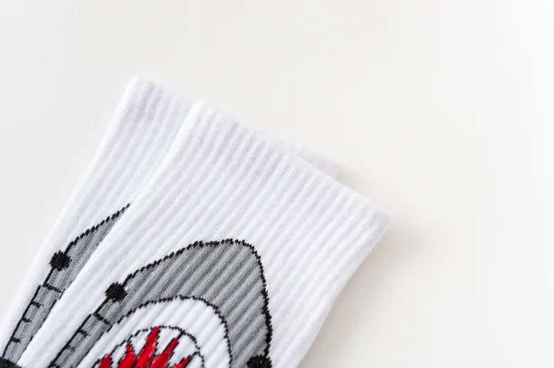 Демисезонный высокое качество Harajuku мультфильм крокодил модная Для мужчин носки Повседневное Skatebord лодыжки хлопковые носки забавные носки