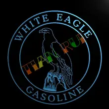 LG127-белый Орел светодиодный неоновый свет знак повесить Знак Домашний Декор ремесла