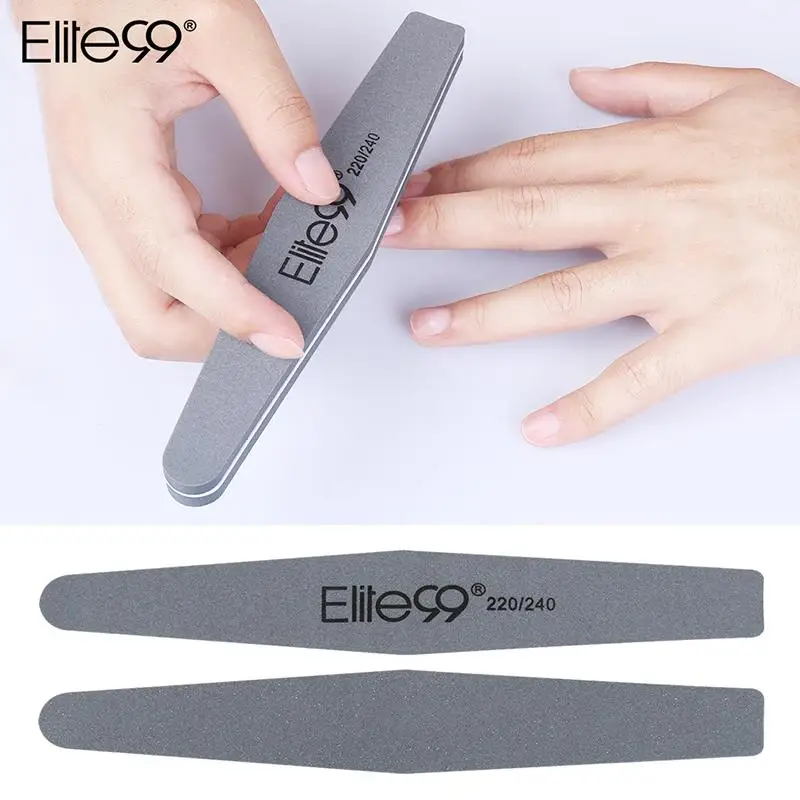 Elite99 шлифовальный салонный буфер для ногтей наждачный Маникюр УФ-гель полировщик инструменты для маникюра и педикюра 220/240