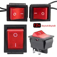 New DC 12V Rectangle On/Off Electric Rocker Power Switch Accessories for Sprayer