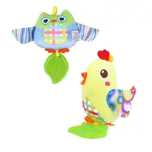 Newborn Cartoon Handbells Baby Cute Music Box Bed Bells Toys Crib Musical Hanger Toy Early Educational Present