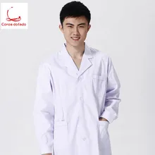 Doctors wear long-sleeved white coats and nurses