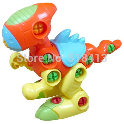 Tyrannosaurus Rex Dinosaur Animals Nut Portfolio Disassembling Disassembly Toys Educational For Intelligence Children Plastic dropshipping auto toy polished smoothly fun plastic children puzzle disassembly engineering vehicle for child