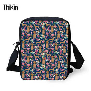 

THIKIN Women Small Handbag Vizsla Dogs Print Cute Crossbody Bag for Kids Girls Boys Travel Zipper Shoulder Purse Bolsa Feminina