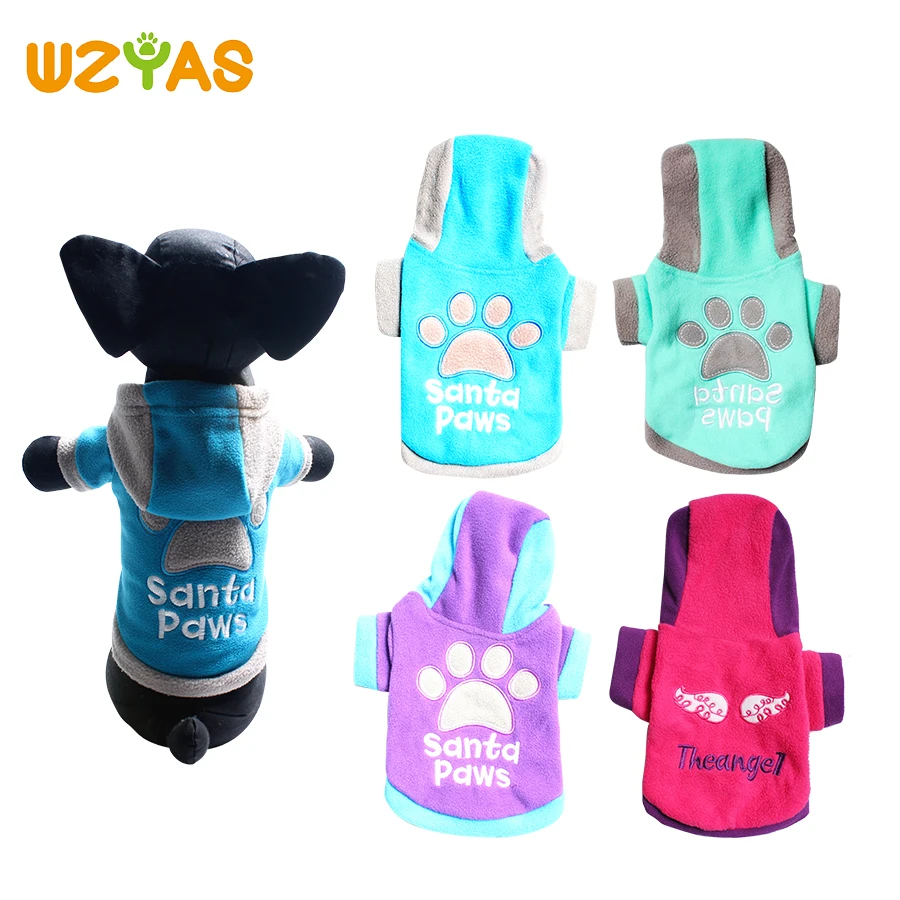 

Autumn/Winter Pet Jumpsuit Dog Coat Thick Fleece Puppy Dog Hoodie Cat Jacket Wear Ropa Perro Dog Clothes For Small Dogs XS-XL