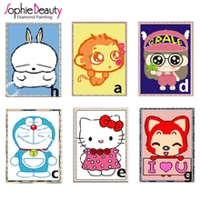 

New Full Square diamond embroidery kittens baby Diy for children needlework patchwork Handicraft mosaic animals cartoon painting