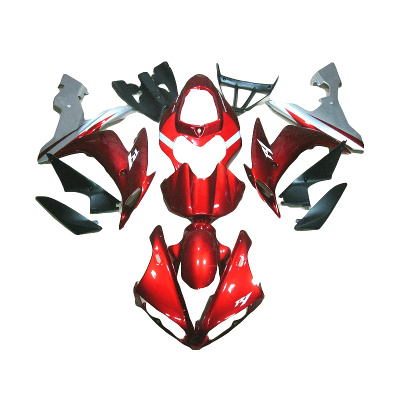 Hot sale fairing for 2004 2005 2006 wine red YAMAHA R1 YZF fairings kit 04 05 06 free custom injection molding HZ42 | Автомобили и